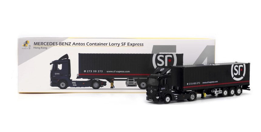 [ Back-order ] TINY ATC64933 1:64 Tiny City MB Antos Container Lorry SF Express Diecast