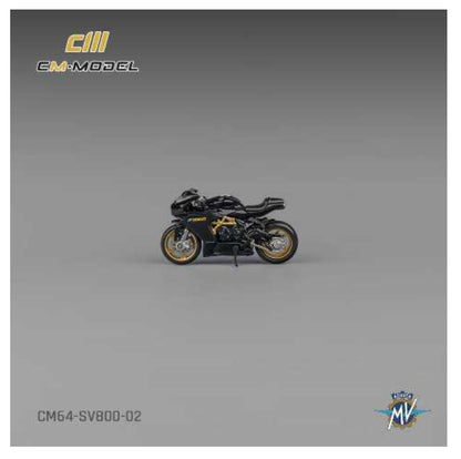 CM-Model CM64-sv800-02 1:64 Scale MV Agusta Superveloce SV800 Black