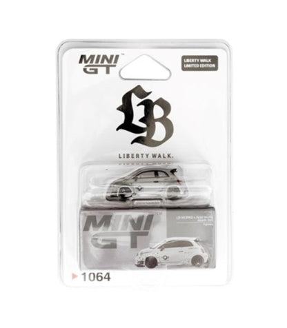 MC221-fi TSM MINI-GT 1:64 Abarth 595 LB-WORKS x Abarth Works Fighters (LBWK Exclusive Blister Box)