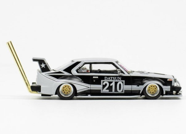 PR640073 POP RACE 1:64 Nissan Skyline C210 BOSOZOKU STYLE MATT BLACK (WITH CHASE CAR)