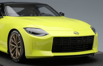 [ Back-order ] Make Up IDEA IM056 1:18 Nissan Fairlady Z Prototype 2020 Ikazuchi Yellow