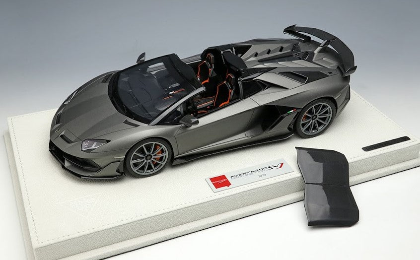 [ Back-order ] Make Up EIDOLON EML028E 1:18 Lamborghini Aventador SVJ Roadster 2019 (Nileo Wheel) Gray