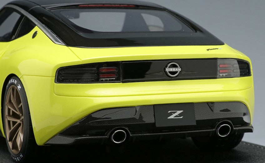 IM056 MakeUp IDEA 1:18 Nissan Fairlady Z Prototype 2020 Ikazuchi Yellow