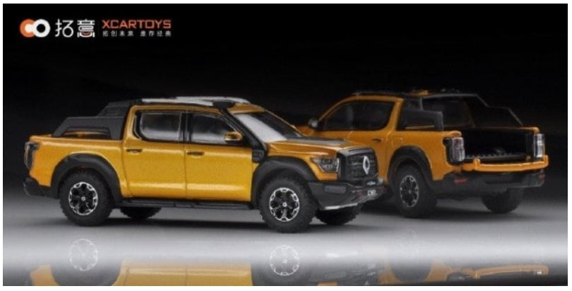 T16-5 拓意 XCARTOYS 1:64 Great Wall Gun Mountain and Sea Gun High Performance Version Gold