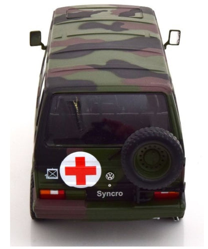 KKDC180969S KK scale 1:18 Volkswagen VW Bus T3 Syncro 1987 Army Ambulance