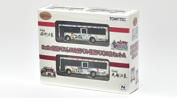 [ Back-order ] TOMYTEC 328247 The Bus Collection / Bus Colle SaGa Bath Bus (JR Kyushu/Yutoku Bus) 2set Diorama Supplies