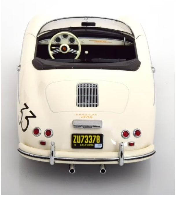 KKDC120096 KK scale 1:12 Porsche 356 A Speedster No.33 1955 White