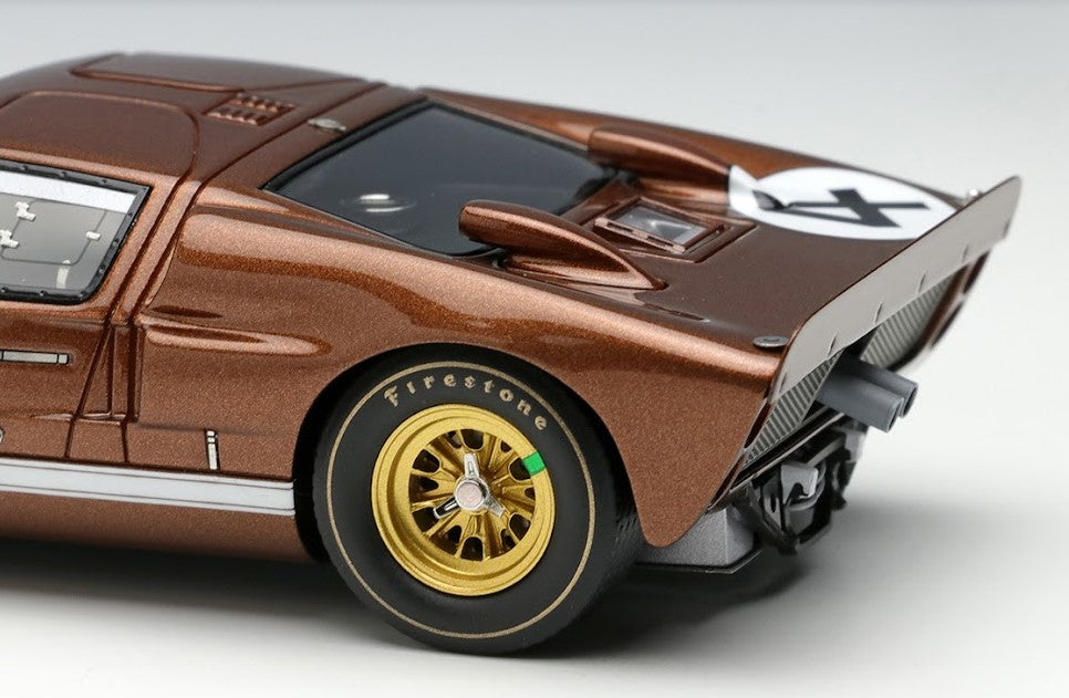 [ Back-order ] Make Up EIDOLON EM301E 1:43 GT40 Mk.II Le Mans 24h 1966 "Hallman Moody" #4