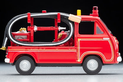 LV-68c TOMYTEC Tomica LV 1:64 Subaru Sambar Pump Fire Truck with Figure