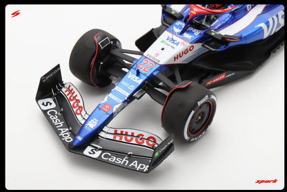 18S985 Spark 1:18 Visa Cash App RB Formula One Team VCARB 01 #22 TBC Saudi Arabia Saudi Arabian GP2024 Yuki Tsunoda