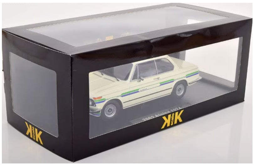 KKDC181321 KK scale 1:18 BMW 2002 Alpina 1974 White