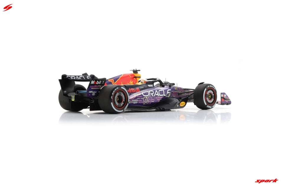 18S972 Spark 1:18 Oracle Red Bull Racing RB19 #1 Winner, Las Vegas Grand Prix 2023, M. Verstappen