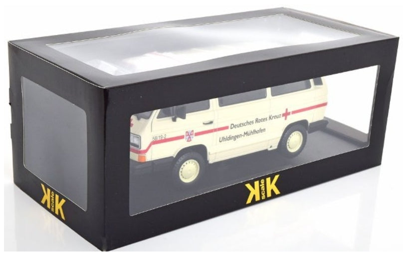 KKDC180968 KK scale 1:18 Volkswagen VW Bus T3 Syncro 1987 German Red Cross