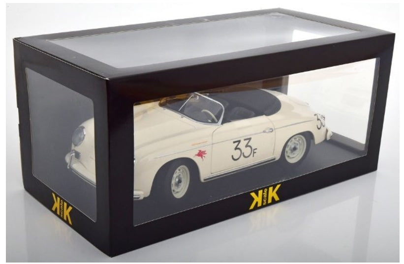 KKDC120096 KK scale 1:12 Porsche 356 A Speedster No.33 1955 White