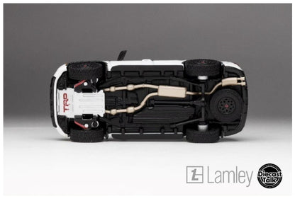 DTG0028-WH GCD Gaincorp Products 1:64 Toyota Sequoia TRD PRO Ice Cap White DiecastTalk x Lamley Special Order