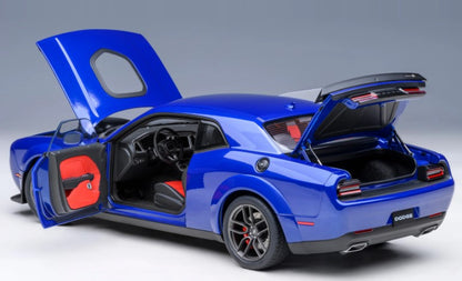 71772 AUTOart 1:18 Dodge Challenger R/T Scat Pack Widebody 2022 (INDIGO BLUE / Metallic Blue)