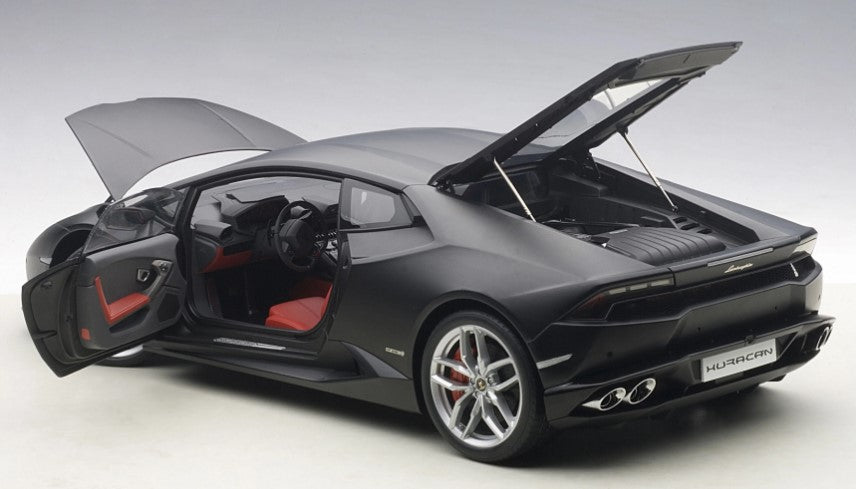 [ Back-order ] AUTOart 12096 1:12 Lamborghini Huracan LP610-4 Matte Black