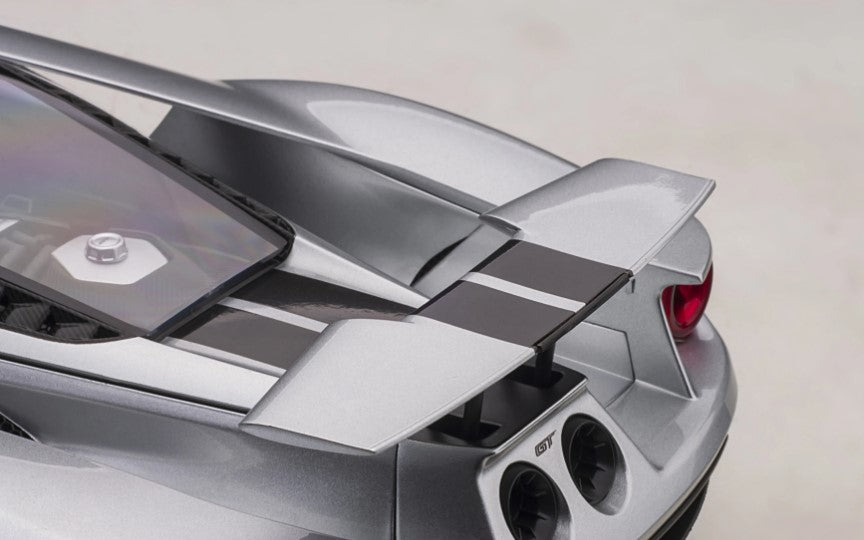 [ Back-order ] AUTOart 12108 1:12 Ford GT 2017 Metallic Silver / Black Stripe