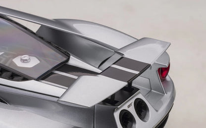 [ Back-order ] AUTOart 12108 1:12 Ford GT 2017 Metallic Silver / Black Stripe