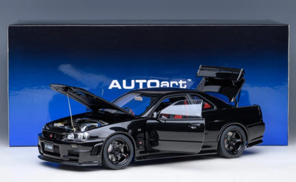 77463 AUTOart 1:18 Nissan NISMO R34 GT-R Z-tune (Black Pearl)