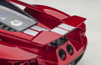 [ Back-order ] AUTOart 12106 1:12 Ford GT 2017 Metallic Red / Silver Stripe