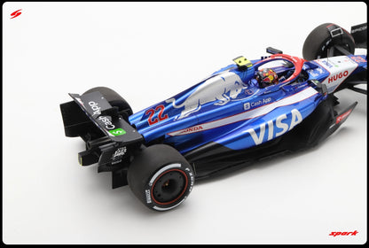18S985 Spark 1:18 Visa Cash App RB Formula One Team VCARB 01 #22 TBC Saudi Arabia Saudi Arabian GP2024 Yuki Tsunoda