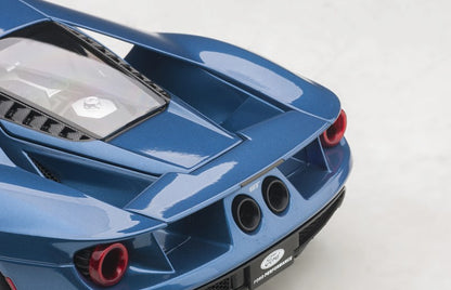 72942 AUTOart 1:18 Ford GT 2017 Metallic Blue model cars