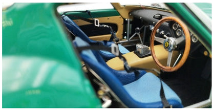 M-248 CMC 1:18 Ferrari 250 GTO, RHD, Chassis #4491 2nd at GT+2.0-British GP GT race Silverstone 1963, David Piper, #44