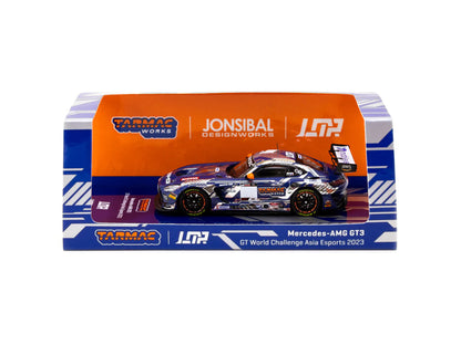 [ Back-order ] Tarmac Works T64-062-LOR 1:64 Mercedes-AMG GT3 GT World Challenge Asia Esports 2023