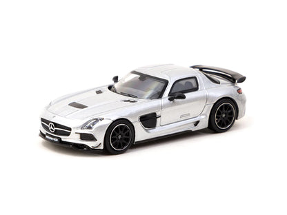 [ Back-order ] Tarmac Works T64G-027-SL 1:64 Mercedes-Benz SLS AMG Coupe Black Series Silver Metallic