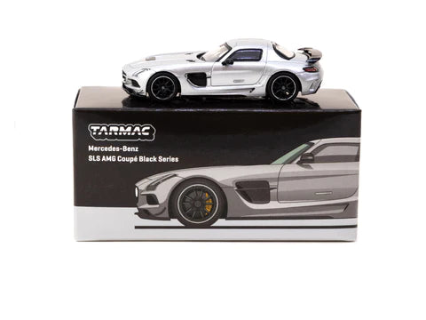 [ Back-order ] Tarmac Works T64G-027-SL 1:64 Mercedes-Benz SLS AMG Coupe Black Series Silver Metallic