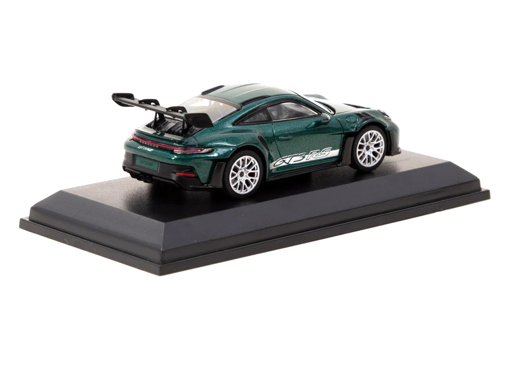 [ Back-order ] Tarmac Works T64MC-005-GR 1:64 Porsche 911 (992) GT3 RS Porsche Racing Green Metallic