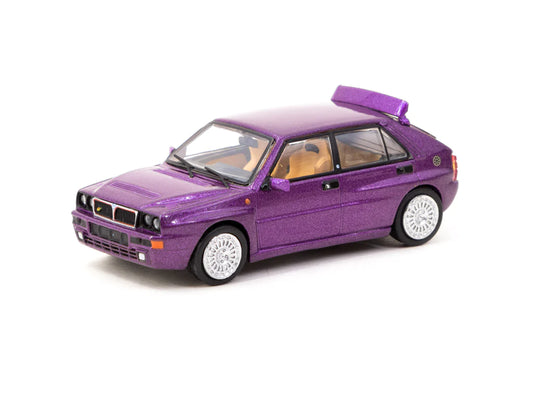 [ Back-order ] Tarmac Works T64R-TL049-VI 1:64 Lancia Delta HF integrale Viola