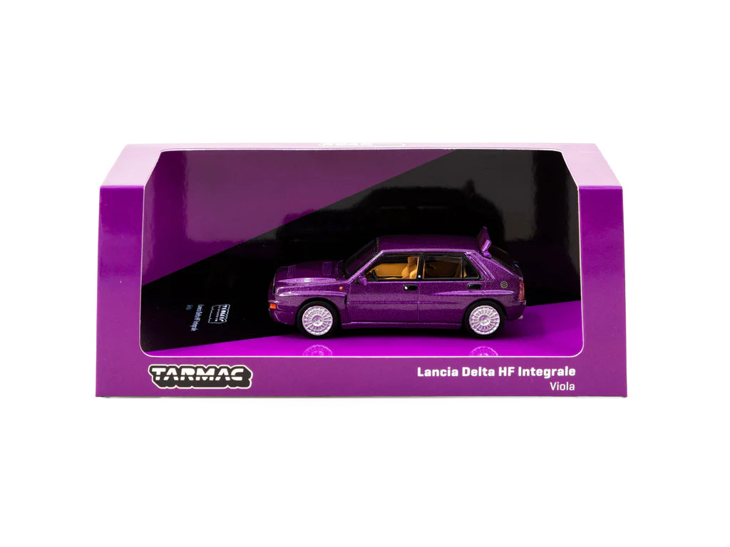 [ Back-order ] Tarmac Works T64R-TL049-VI 1:64 Lancia Delta HF integrale Viola