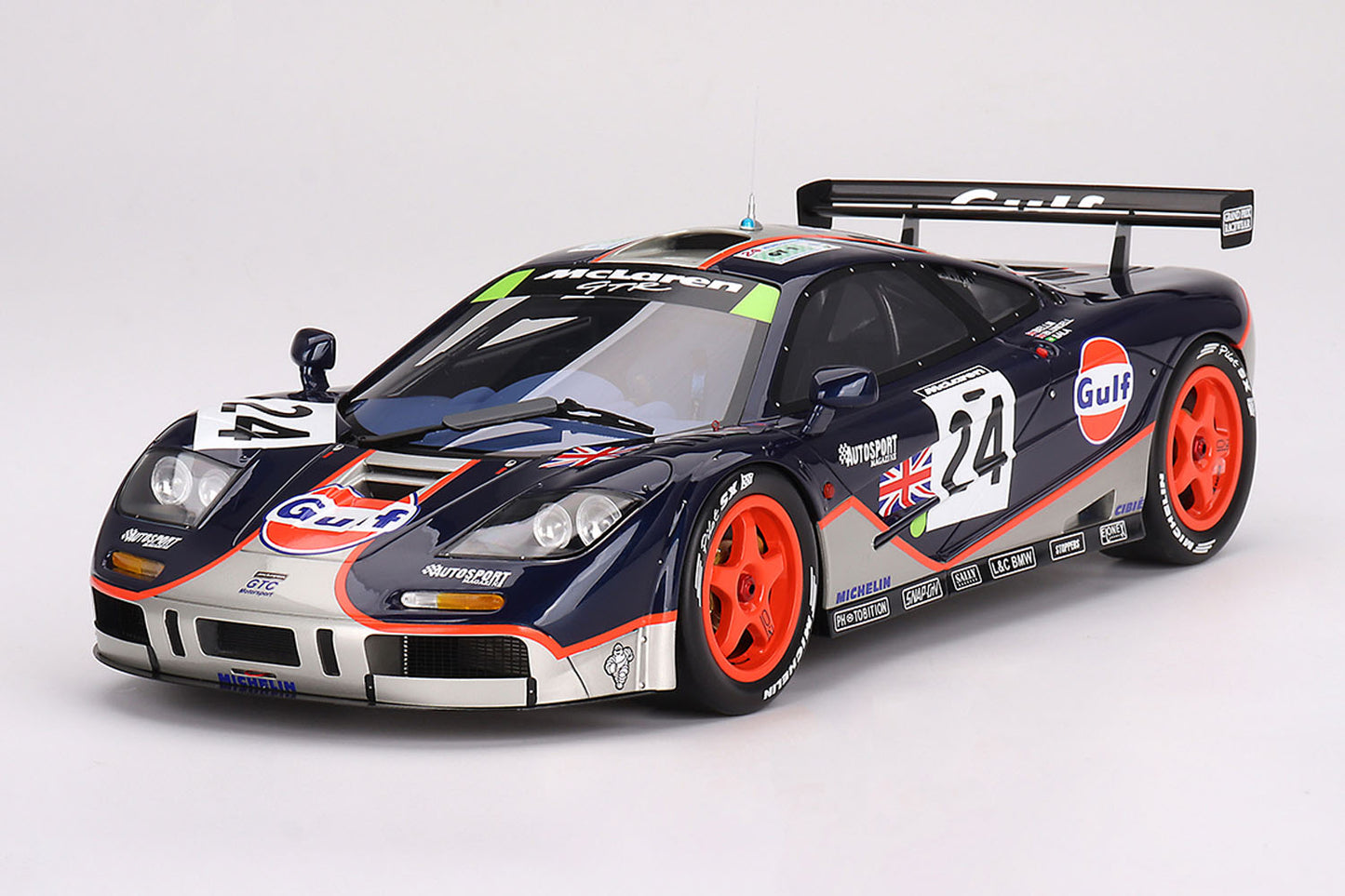 [ Back-order ] TSM TSM120014 1:43 McLaren F1 GTR Le Mans 24 Hours Gulf Racing 1995 #24 model car