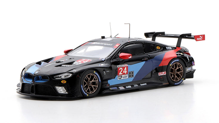 [ Back-order ] TSM TSM430470 1:43 BMW M8 GTE IMSA Laguna Seca 2019 GTLM 2nd place #24 BMW Team RLL model car