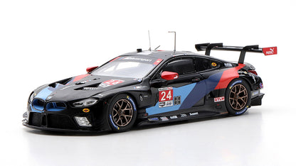 [ Back-order ] TSM TSM430470 1:43 BMW M8 GTE IMSA Laguna Seca 2019 GTLM 2nd place #24 BMW Team RLL model car