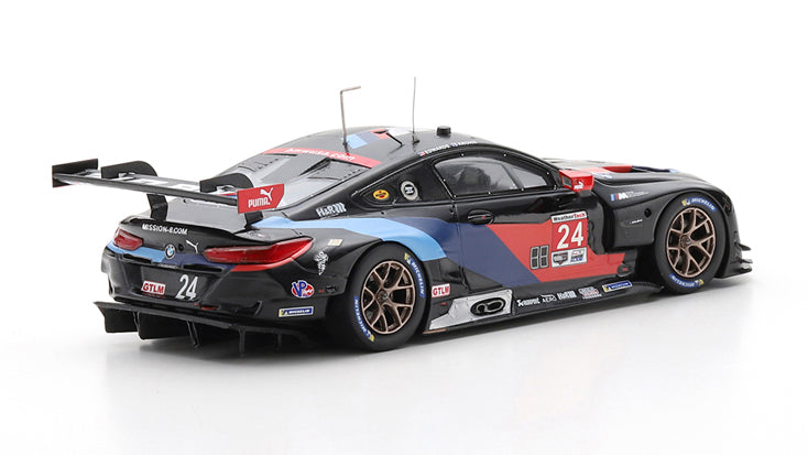[ Back-order ] TSM TSM430470 1:43 BMW M8 GTE IMSA Laguna Seca 2019 GTLM 2nd place #24 BMW Team RLL model car