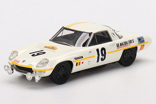 [ Back-order ] TSM TSM430568 1:43 Mazda Cosmo Sport Marathon de la Route 1968 #19 model car