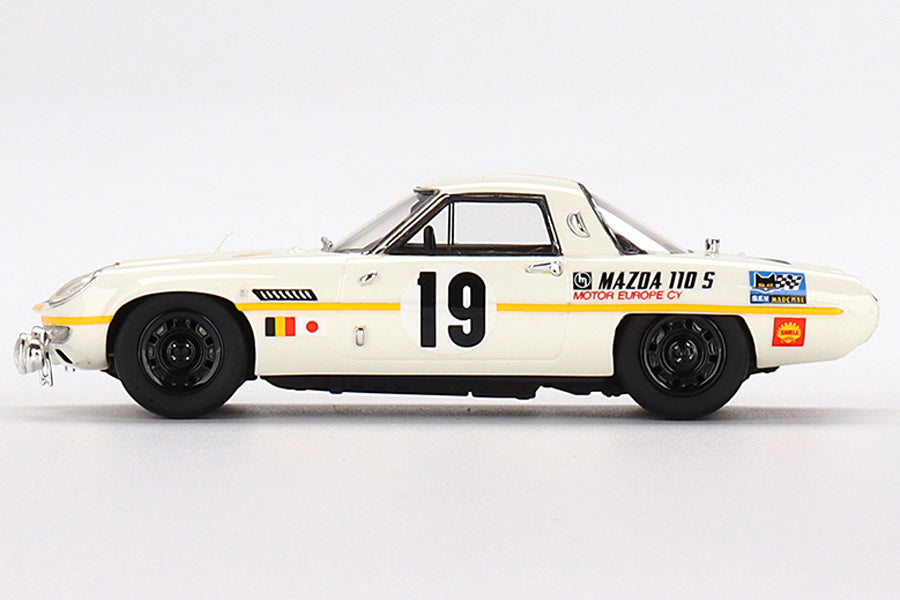 [ Back-order ] TSM TSM430568 1:43 Mazda Cosmo Sport Marathon de la Route 1968 #19 model car