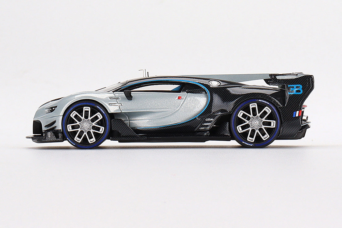 [ Back-order ] TSM TSM430593 1:43 Bugatti Vision Gran Turismo Silver model car