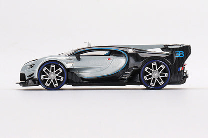 [ Back-order ] TSM TSM430593 1:43 Bugatti Vision Gran Turismo Silver model car