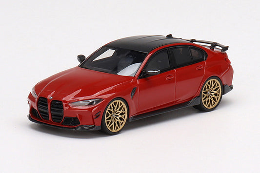 [ Back-order ] TSM TSM430600 1:43 BMW M3 M Performance (G80) Toronto Red Metallic model car
