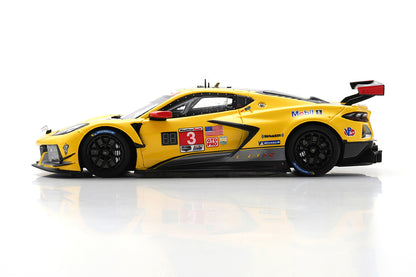 [ Back-order ] TSM TSM430639 1:43 Chevrolet Corvette C8.R IMSA Daytona 24 Hours 2022 #3 Corvette Racing model car
