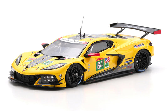 [ Back-order ] TSM TSM430642 1:43 Corvette C8.R WEC Sebring 1000 Miles 2022 GTE PRO 2nd Place #64 Corvette Racing model car