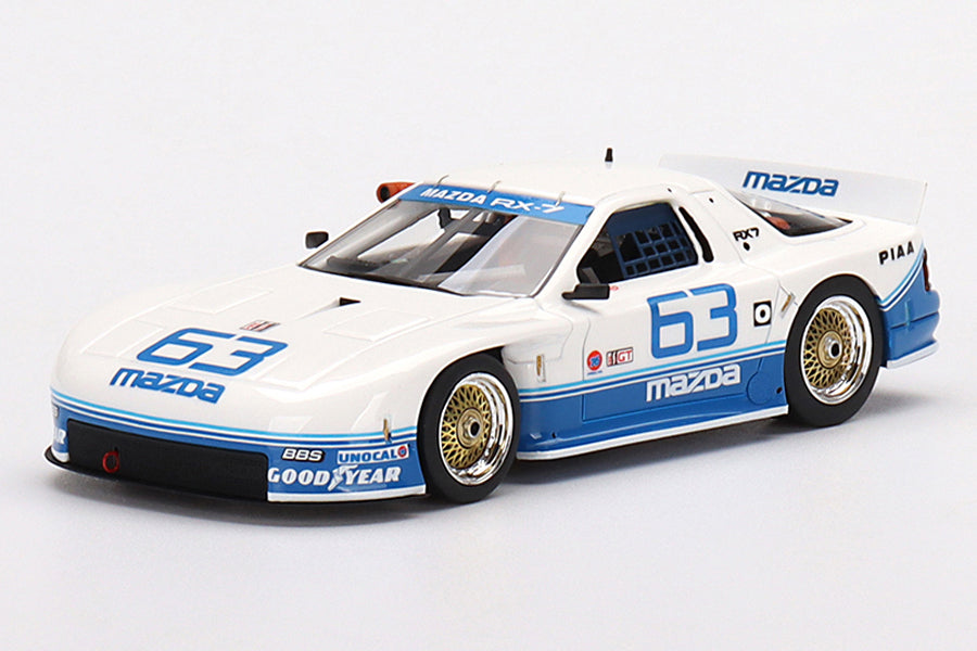 [ Back-order ] TSM TSM430654 1:43 Mazda RX-7 GTO IMSA Topeka 2 Hours 1990 3rd place #63 Mazda Motorsport model car