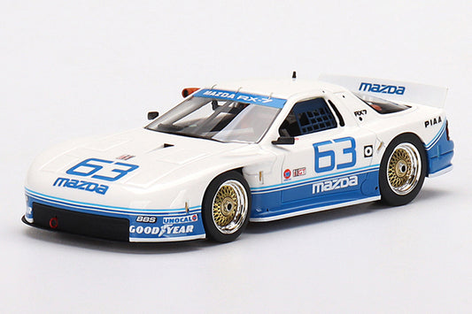 [ Back-order ] TSM TSM430654 1:43 Mazda RX-7 GTO IMSA Topeka 2 Hours 1990 3rd place #63 Mazda Motorsport model car