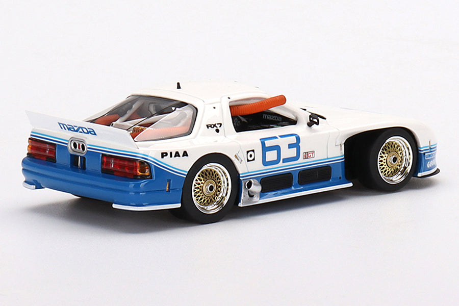 [ Back-order ] TSM TSM430654 1:43 Mazda RX-7 GTO IMSA Topeka 2 Hours 1990 3rd place #63 Mazda Motorsport model car