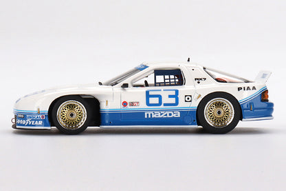 [ Back-order ] TSM TSM430654 1:43 Mazda RX-7 GTO IMSA Topeka 2 Hours 1990 3rd place #63 Mazda Motorsport model car