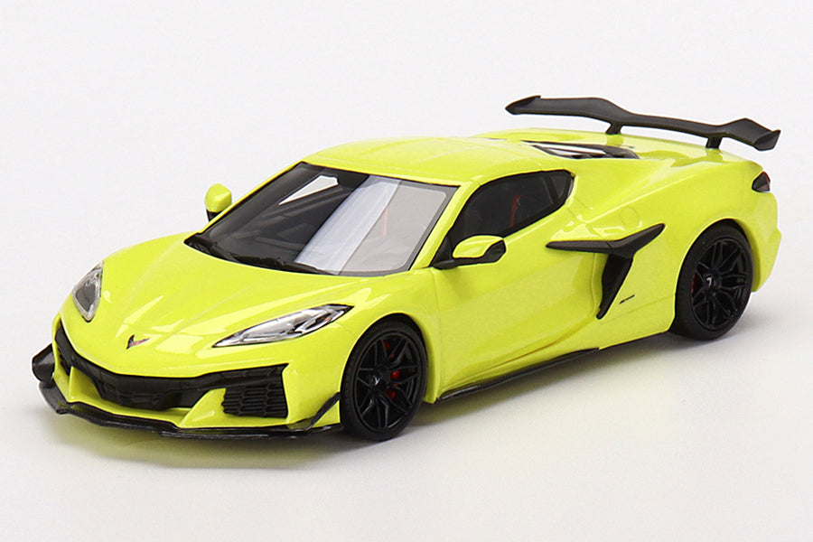 [ Back-order ] TSM TSM430670 1:43 Chevrolet Corvette Z06 2023 Accelerate Yellow model car
